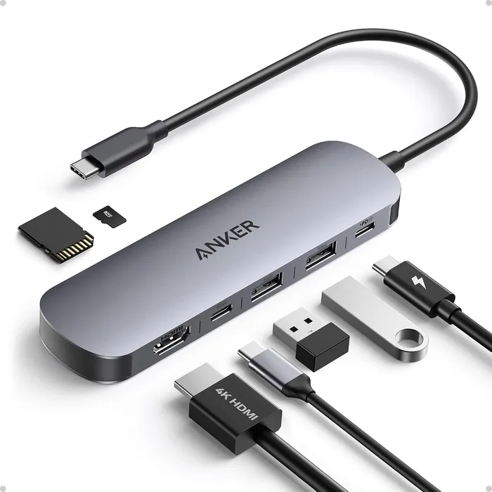 Anker USB-C hub with HDMI and card reader